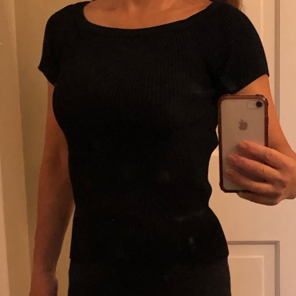 NWOT DKNY Ribbed Top - Picture 2 of 5